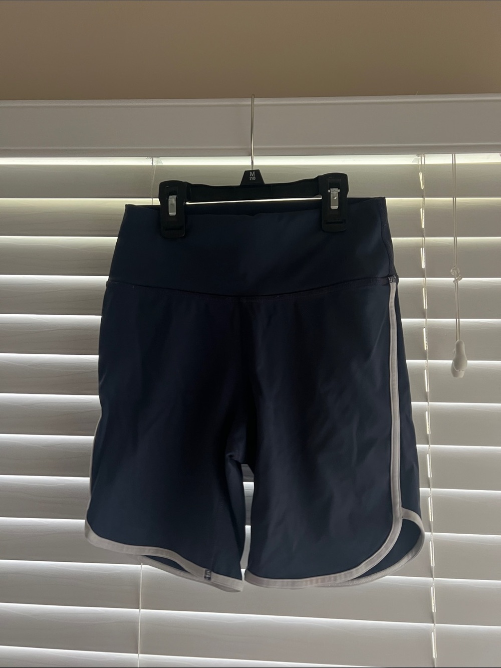 Gilly Hicks Navy Athletic Shorts with Light White Trim Size S